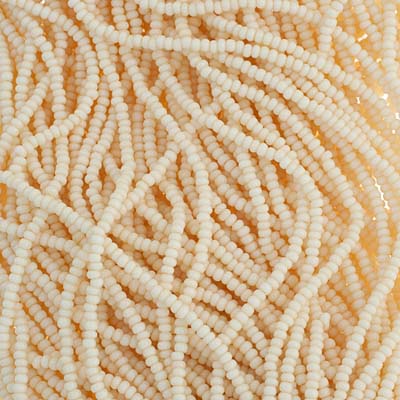 Czech - 12/0 Seed Bead - Bone Solgel (500g Strung)
