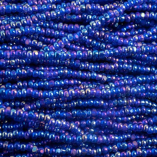Czech - 13/0 Charlotte - Transparent Navy Iris (500g Strung)