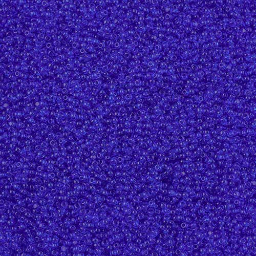 Czech Cut Seedbeads - 13/0 - Transparent Blue (10g)