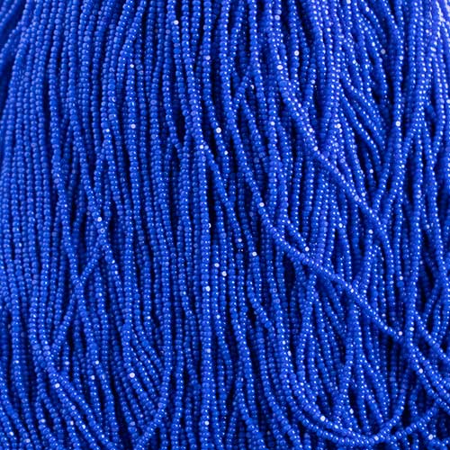 Czech - 13/0 Charlotte - Opaque Medium Royal (500g Strung)