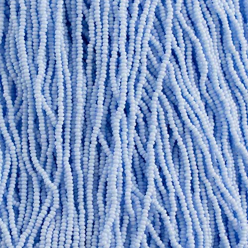 Czech - 13/0 Charlotte - Opaque Powder Blue (500g Strung)