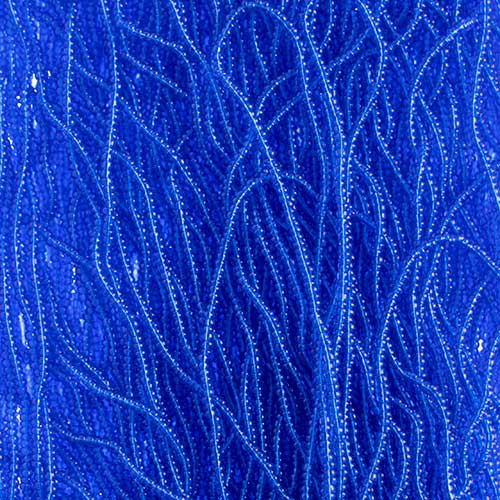 Czech - 13/0 Charlotte - Transparent Medium Blue (500g Strung)