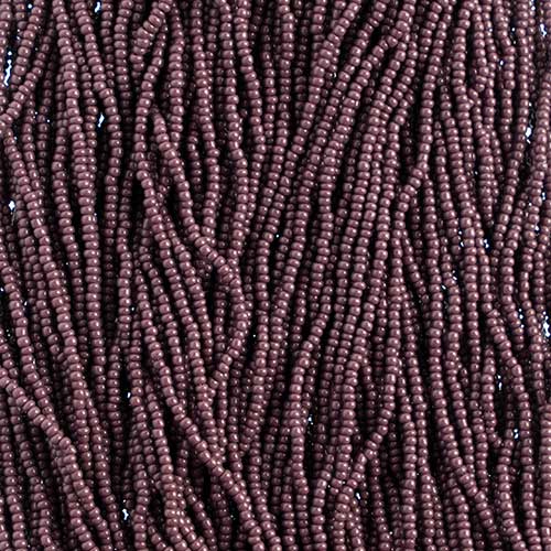 Czech - 13/0 Charlotte - Opaque Dark Mauve (500g Strung)
