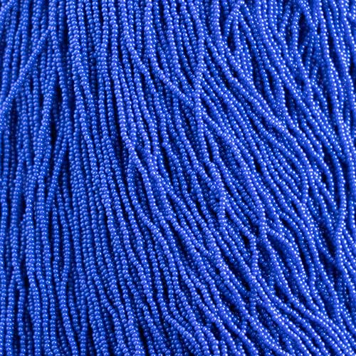 Czech - 15/0 Seed bead - Opaque Royal Blue (500g Strung)