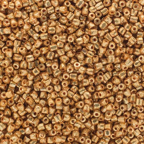 Czech Seed Beads 3Cut - 9/0 - Opaque Gold Premium (100g)