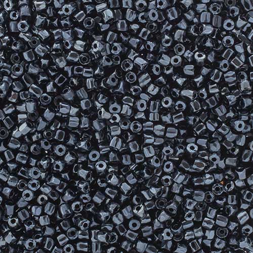 Czech Seed Beads 3Cut - 9/0 - Opaque Gunmetal (100g)