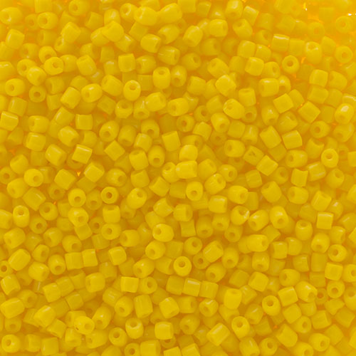 Czech Seed Beads 3Cut - 9/0 - Opaque Golden Yellow (100g)