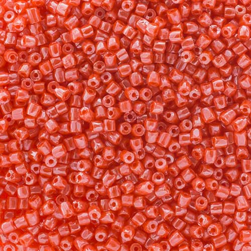 Czech Seed Beads 3Cut - 9/0 - Opaque Dark Orange (100g)