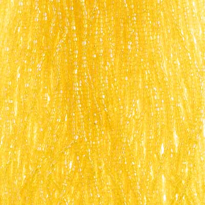 Czech - 12/0 - 3-cut Seed Beads - Transparent Yellow Iris (pkg strung)
