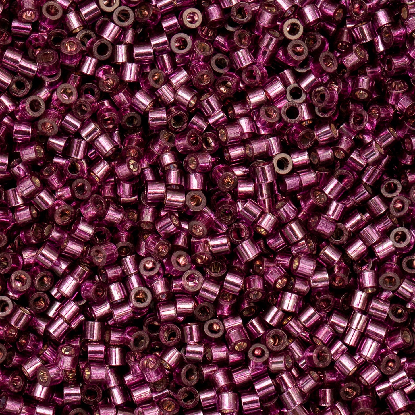 Cylin Bead - 11/0 - Raspberry Silver Lined (25g)