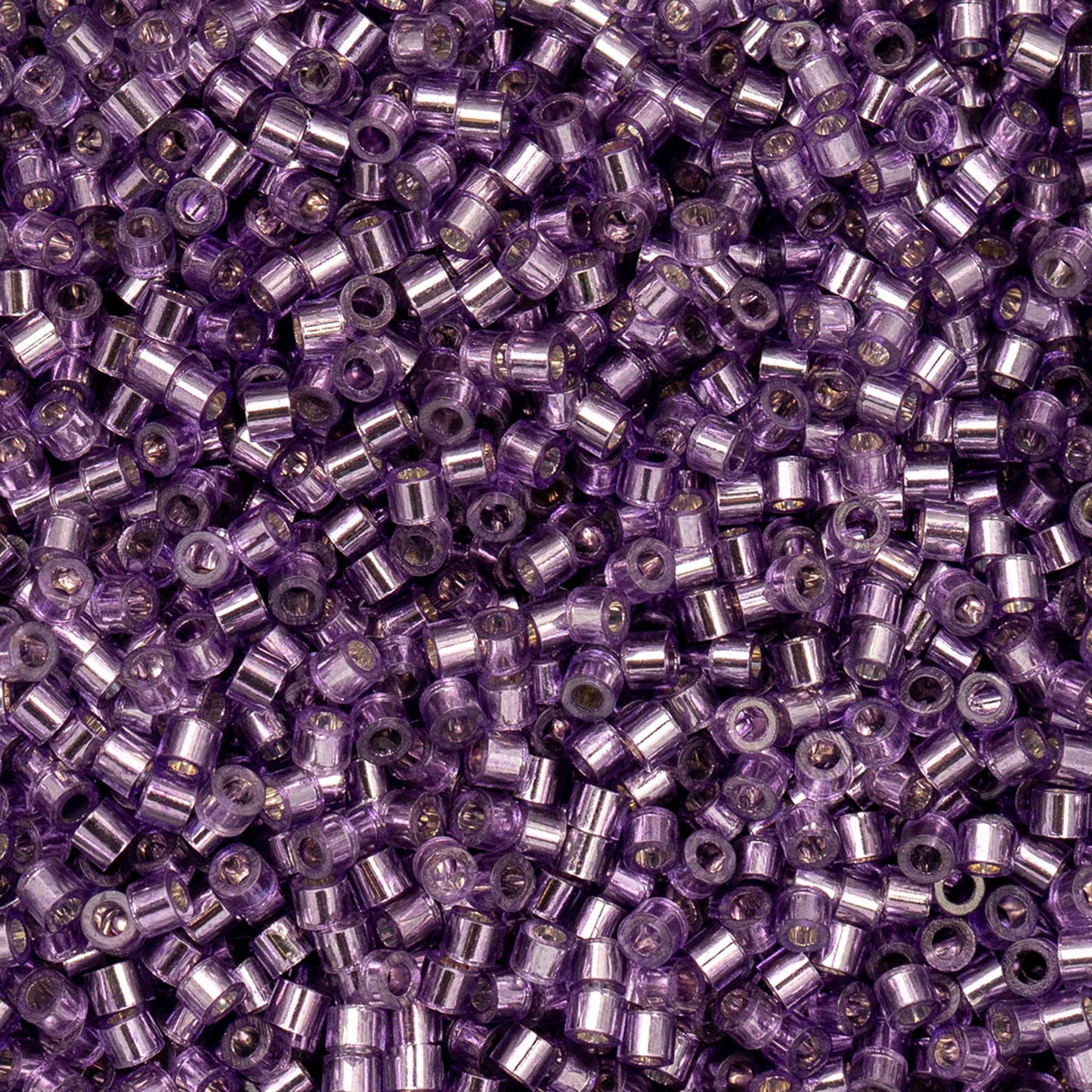Cylin Bead - 11/0 - Purple Silver Lined (25g)