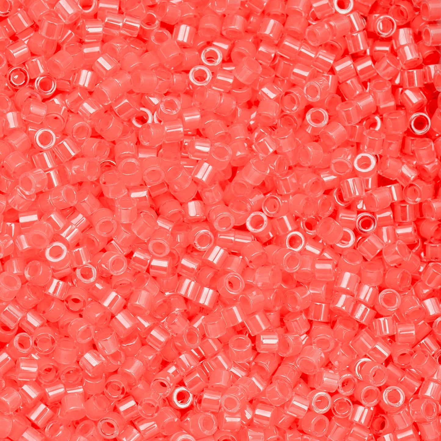 Cylin Bead - 11/0 - Coral Neon Color (25g)