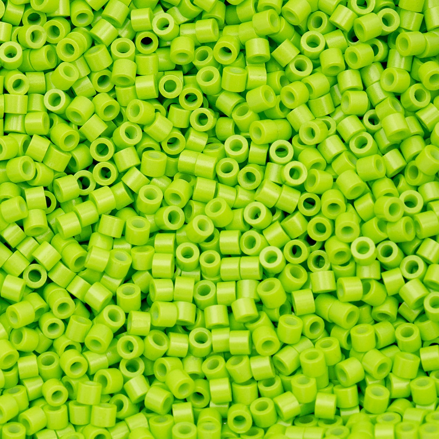 Cylin Bead - 11/0 - Opaque Green Neon Color (25g)