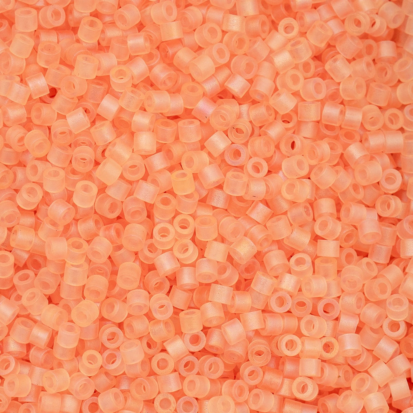 Cylin Bead - 11/0 - Matte Macaron AB - Tangerine (25g)