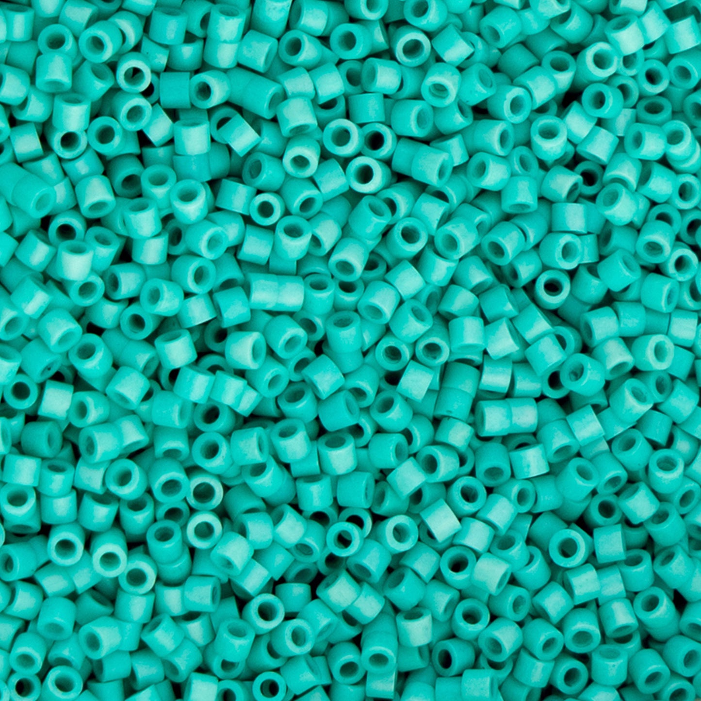 Cylin Bead - 11/0 - Matte - Opaque Turquoise Green (25g)