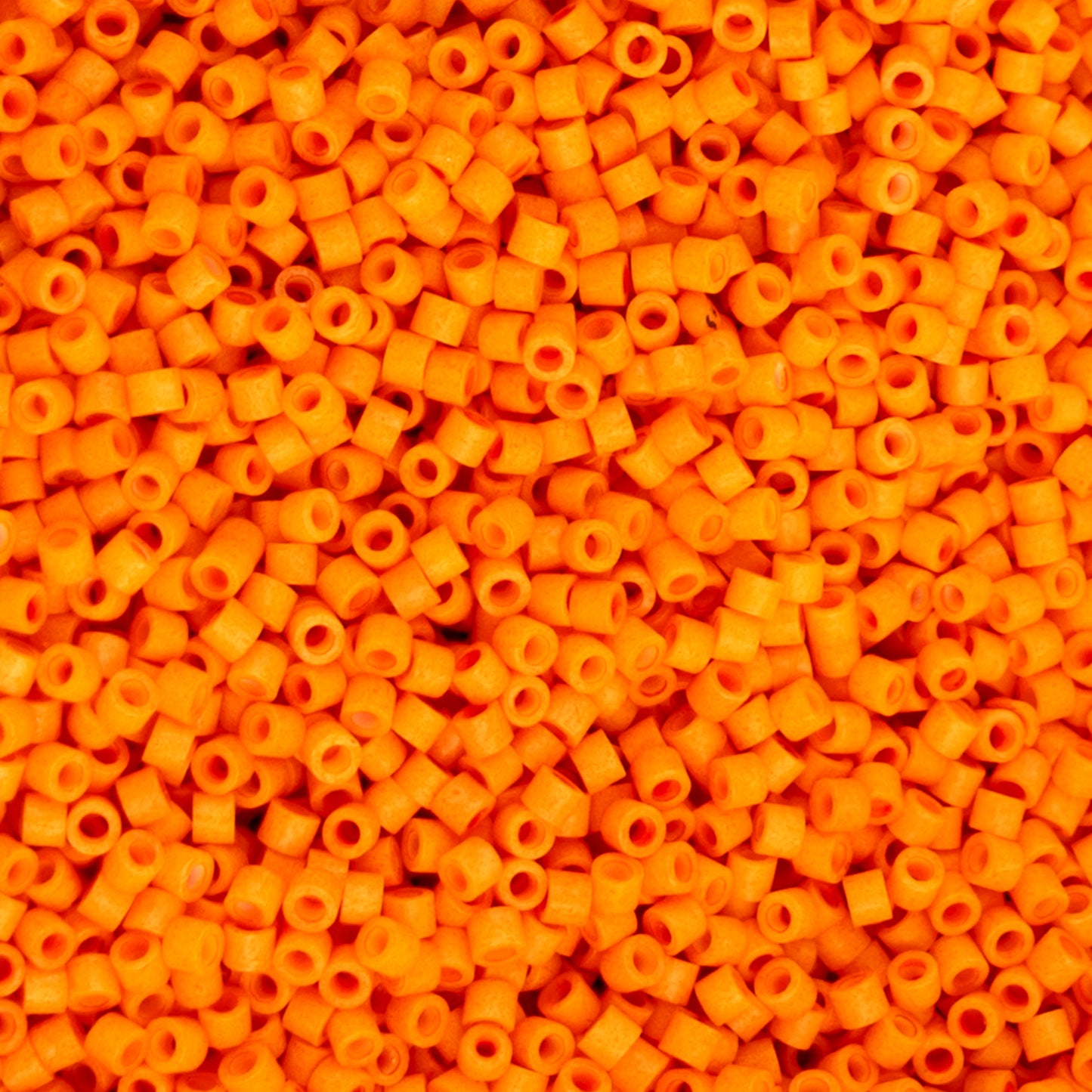 Cylin Bead - 11/0 - Matte - Opaque Mandarin Silk (25g)