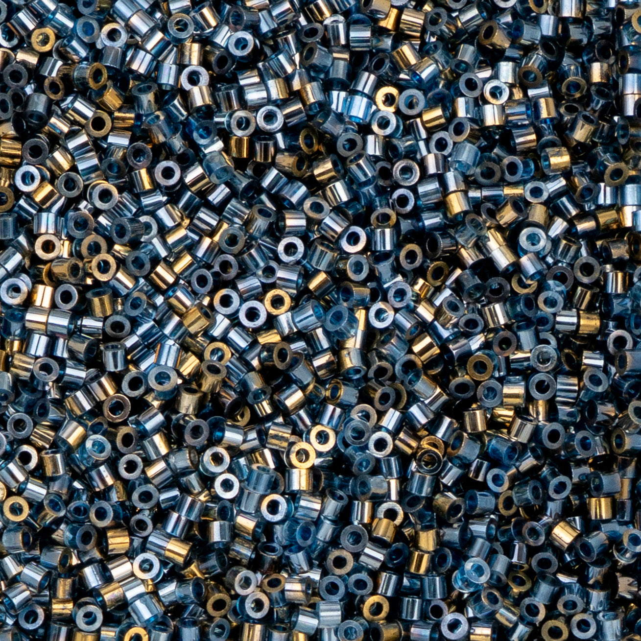 Cylin Bead - 11/0 - Gilded Halo Dark Sapphire (25g)