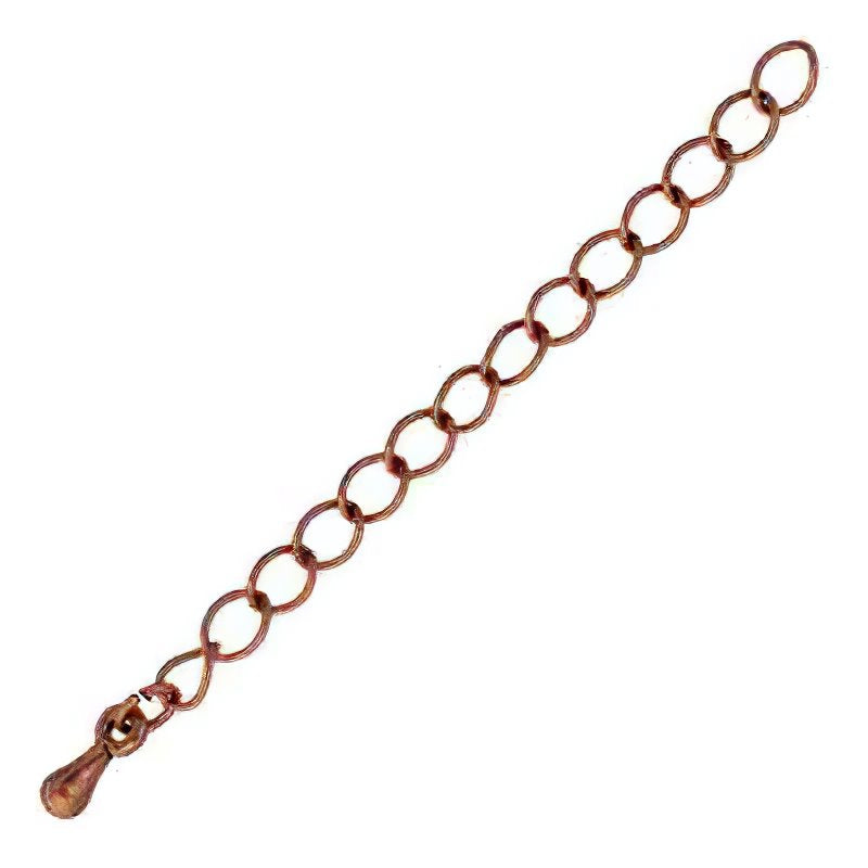 Chain Extender - with Droplet - Antique Copper (2)