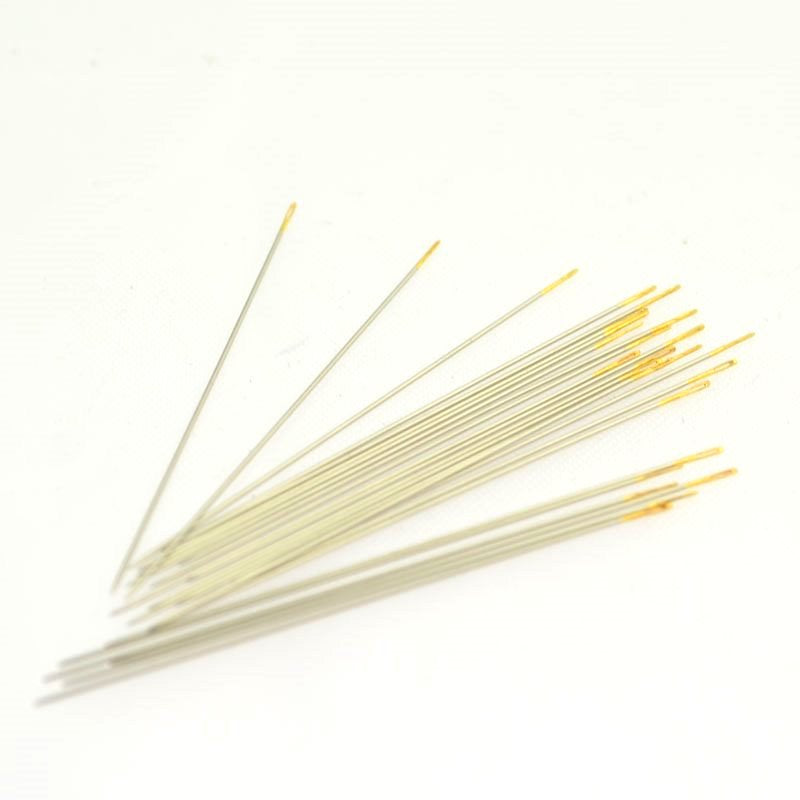 Needle - Size 10 Beading Needle - Gold Eye (Large pack)