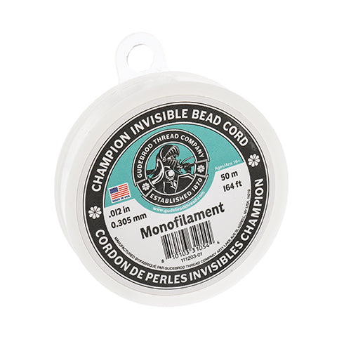 Champion Invisible Bead Cord - 50m - .012in / .305mm