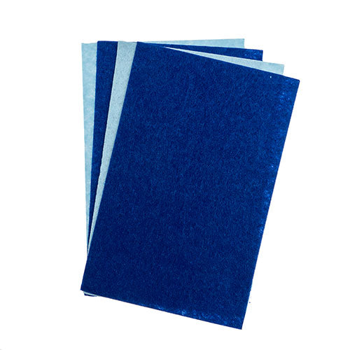 GoodFelt Beading Foundation - 5x8in - Blue and Light Blue (Pack 4)