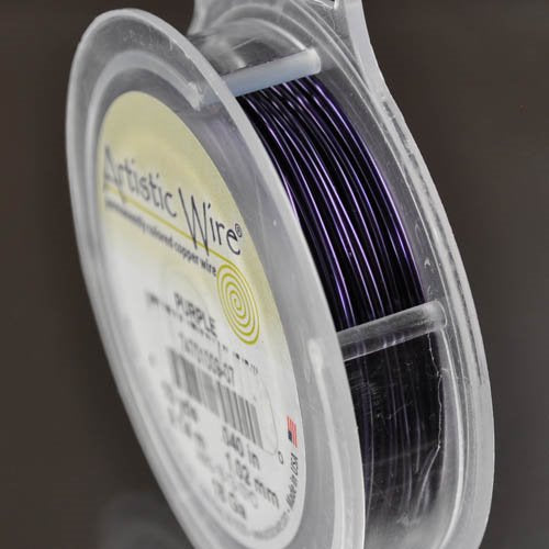 Craft Wire - 18ga - Eggplant (Artistic Wire)