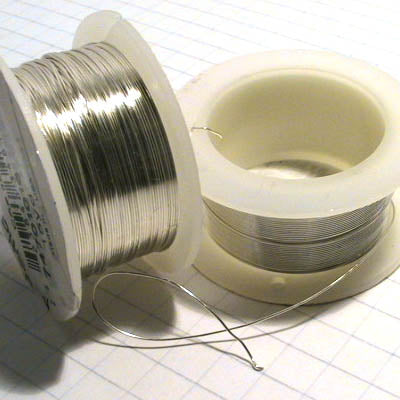 Craft Wire - 28ga - Silver Plated (Tarnish Resistant) (Artistic Wire)