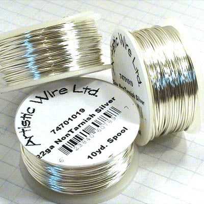 Craft Wire - 22ga - Silver Plated (Tarnish Resistant) (Artistic Wire)