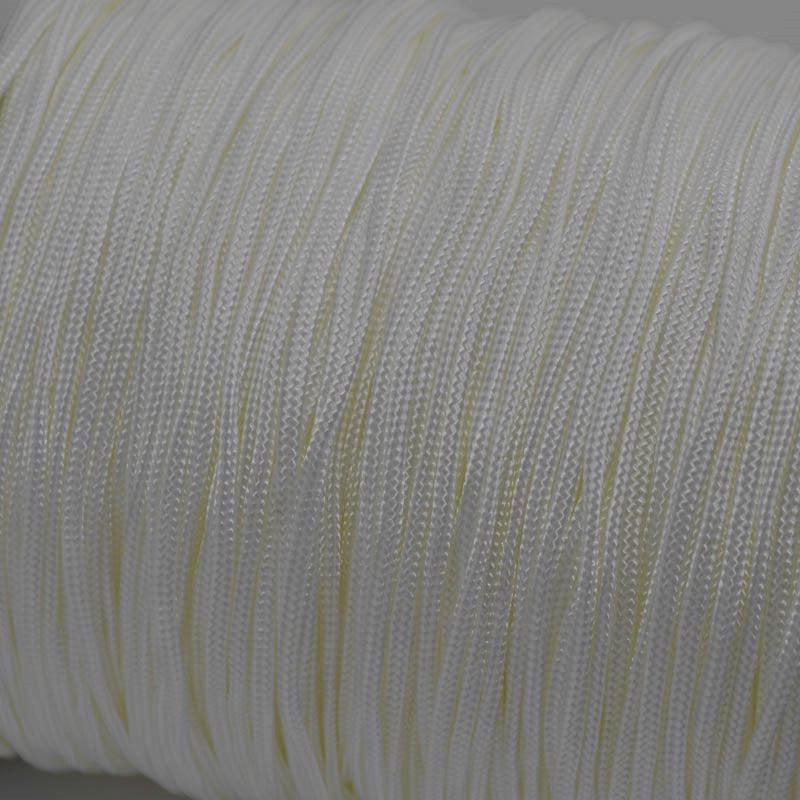 Lovely Knots - 2mm Braided Knotting Cord - White (1 meter)