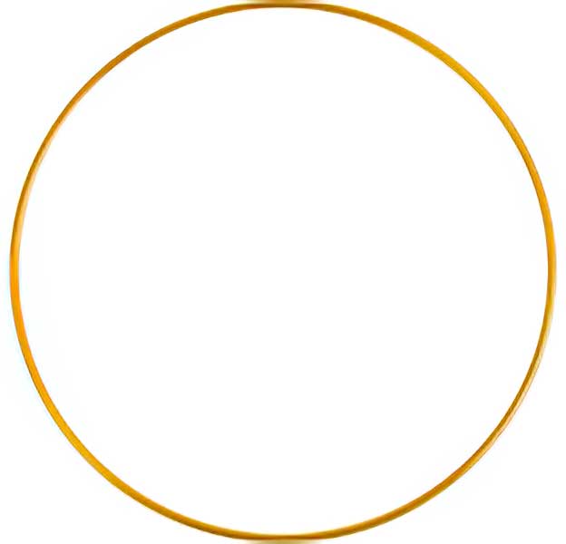 Ring - 4in Round - Brass (10)