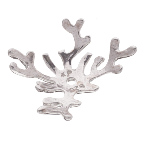 Bead Cap Coral - 12mm - Sterling