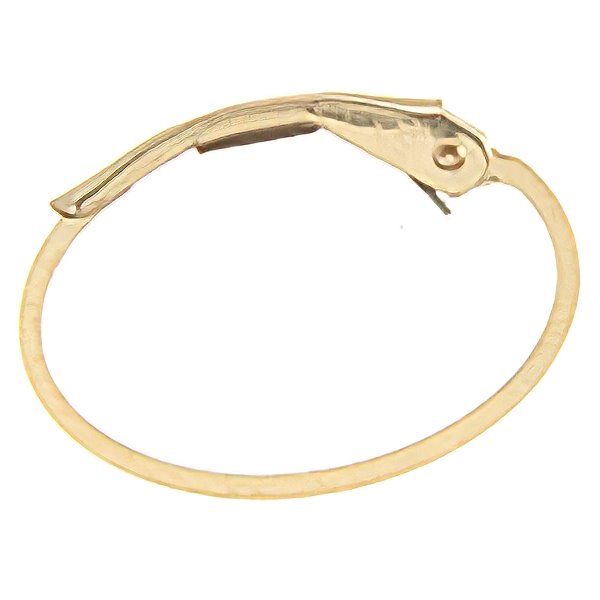 Earring - Oval Leverbacks - 14 Kt Gold-filled (Pair)