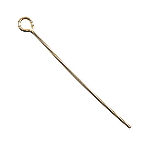 EYEpins - 1.25in / 21ga - 18kt Goldplated (Pack)