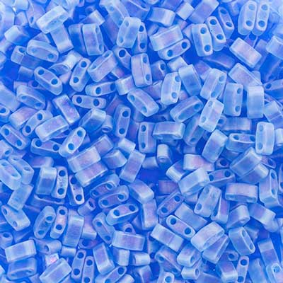 Miyuki -  Half Tila - Sapphire Transparent AB Matte (50g)