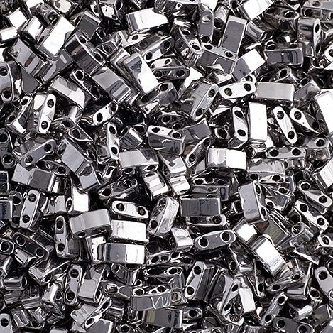 Miyuki - Half Tila - Opaque Silver (5g)