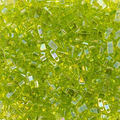 Miyuki - Half Tila - Chartreuse Transparent AB (50g)