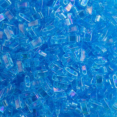 Miyuki - Half Tila - Aquamarine Transparent AB (50g)
