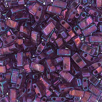 Miyuki - Half Tila - Light Amethyst Transparent Gold Luster (50g)