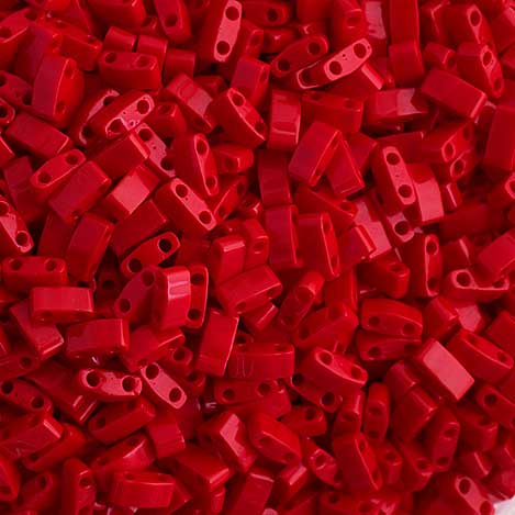 Miyuki - Half Tila - Red Opaque (50g)