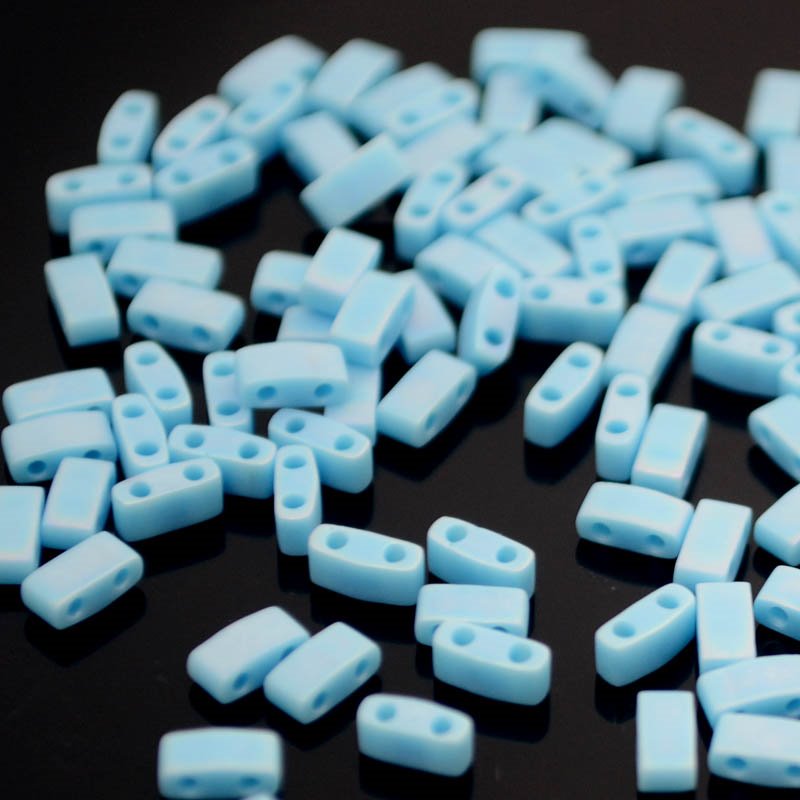 Miyuki - Half Tila - Matte Turquoise Blue (5g)