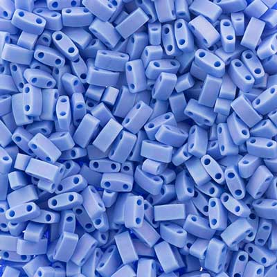 Miyuki - Half Tila - Light Lapis Blue Opaque AB Matt (50g)