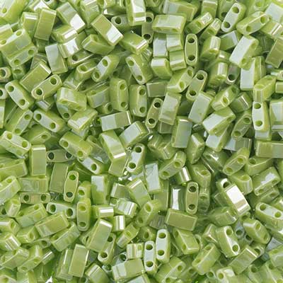 Miyuki - Half Tila - Chartreuse Opaque Luster (50g)