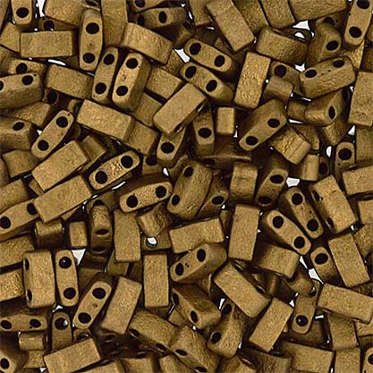 Miyuki - Half Tila - Dark Bronze Opaque Metallic Matte (50g)