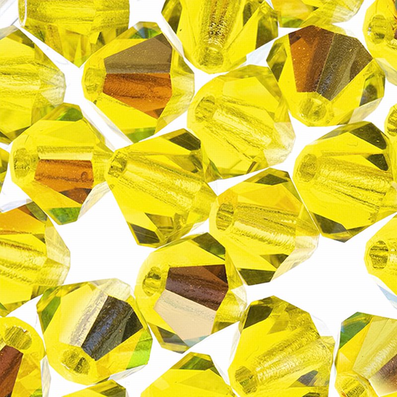Preciosa 4mm Bicone - Citrine AB (40)