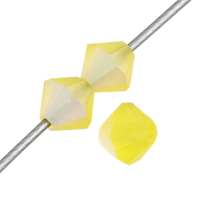 Preciosa 4mm Bicone - Citrine AB Matte (40)