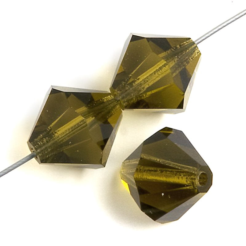 Preciosa 4mm Bicone - Olivine (40)