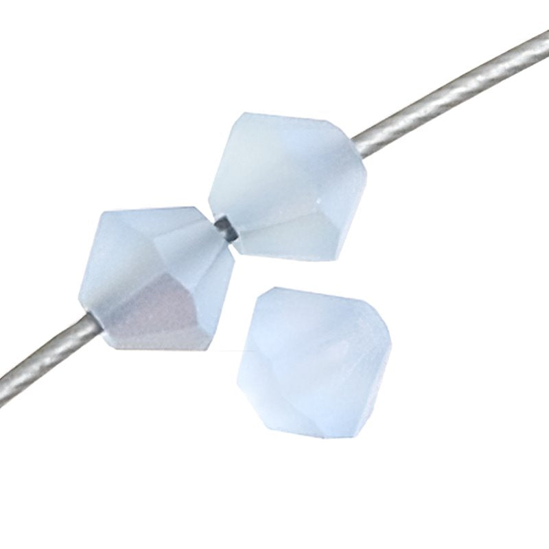 Preciosa 4mm Bicone - Light Sapphire AB Matte (40)