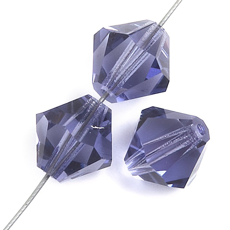 Preciosa 4mm Bicone - Tanzanite (40)