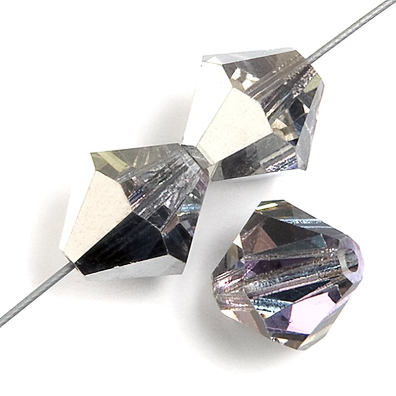 Preciosa 4mm Bicone - Light Vitrail Halfcoat (40)