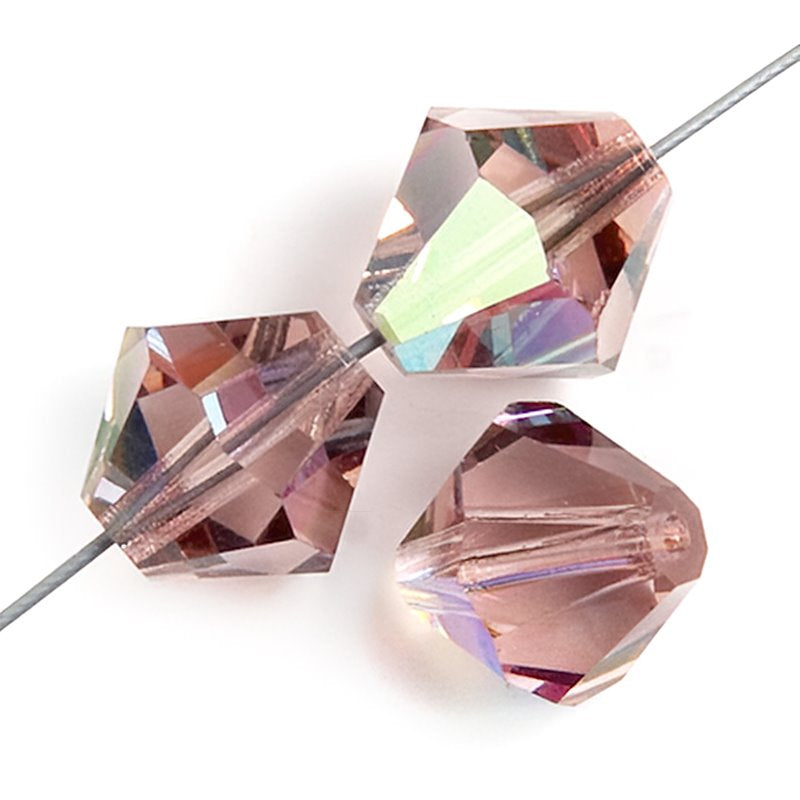 Preciosa 5mm Bicone - Light Amethyst AB (32)